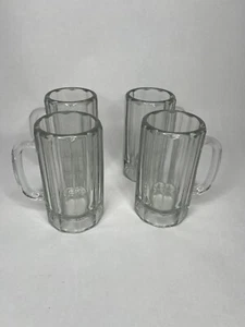 Libbey 4 Quantity Heavy 10 Paneled Beer Mug Set (5020) 16oz. Mugs Barware - Picture 1 of 5