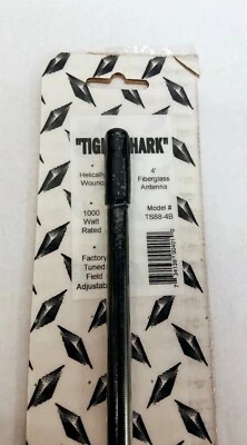 4ft. Black Fiberglass CB Radio Antenna - Image 1 of 3