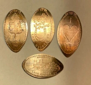 Elongated Penny LOT Rileys Supercenter, Lake George, NY, Kupfer, C501310 - Bild 1 von 1