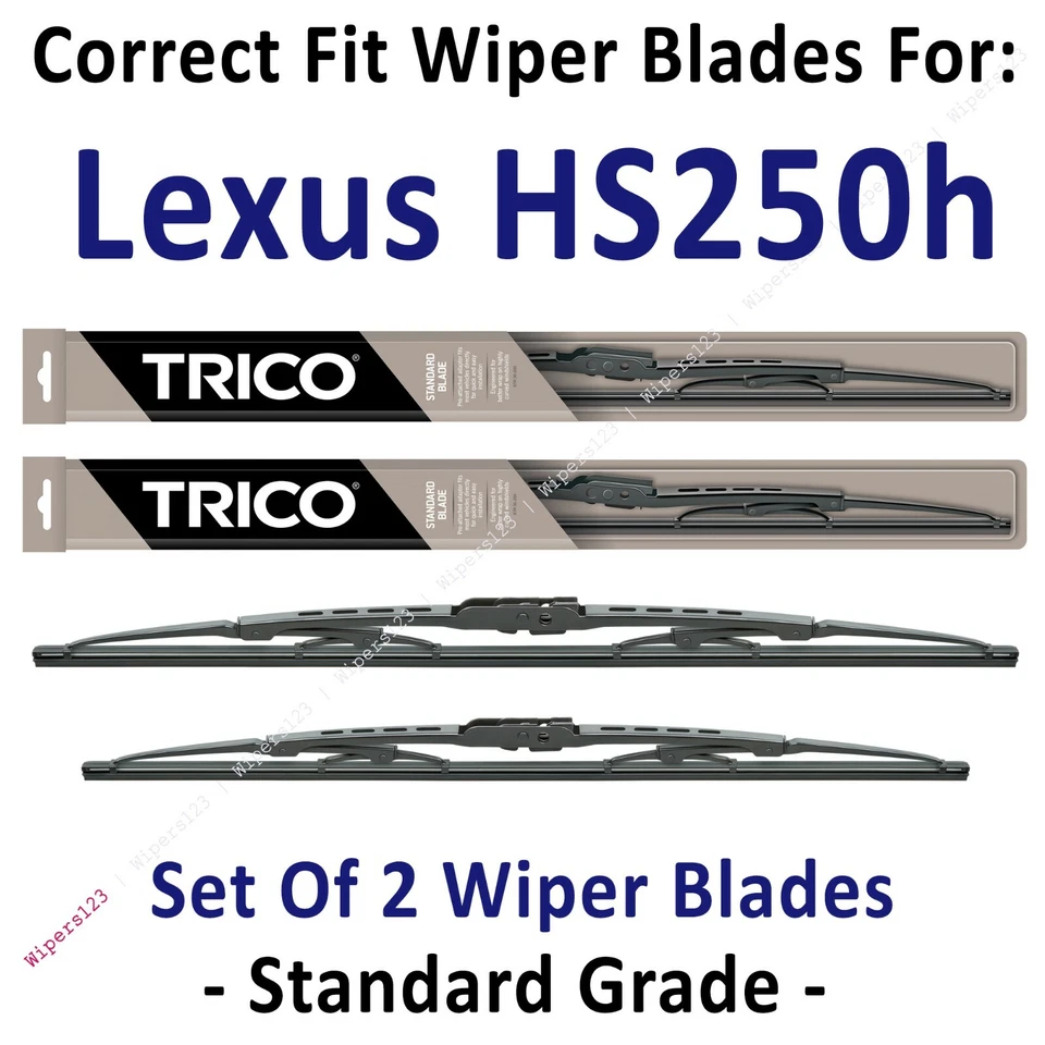 Paquete de 2 limpiaparabrisas estándar - apto para Lexus HS250h 2010-2012 - 30260/180 Foto 1 de 1