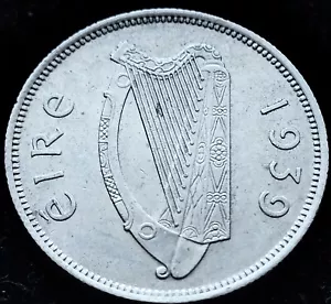 Irlanda 1939 | Irlandese 2s | Fiorino Irlandese | Salmone | KM.15 | Alta Qualità - Foto 1 di 2