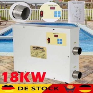 18KW SPA Schwimmbadheizung Poolheizung Thermostat Wärmetauscher Pool Wärmepumpe - Bild 1 von 19