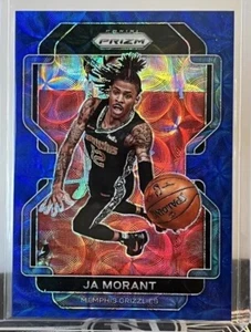 Ja Morant 2021-22 Panini Prizm Choice Blu/39 SSP Grizzlies MVP Color Match - Foto 1 di 2