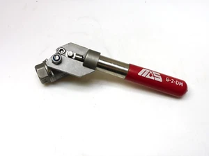 MAS G-2-DM SPRING RETURN LEVER OPERATED BALL VALVE STAINLESS 1/2" NPT 2000WOG - Picture 1 of 6