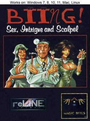Biing!: Sex, Intrigue and Scalpels PC Mac Game 1995 Windows 10 11 - Image 1 of 2