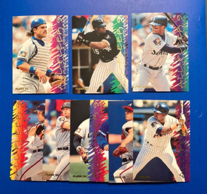 1995 Fleer All Fleer Complete 1-9 Insert Set (Griffey, Thomas, Gwynn, Piazza)NMM