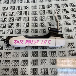 2012 TOYOTA PRIUS C LEFT DRIVER REAR DOOR HANDLE White color - Picture 1 of 8
