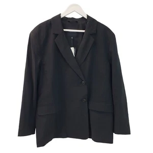 Chaqueta Blazer Madewell Elyaf Hombro Caído Dos Botones Talla Grande Nueva con Etiquetas - Imagen 1 de 7