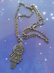 7th Doctor Who TARDIS Key Pendant Metal Replica Prop Necklace Chain Seventh Dr - Picture 1 of 3