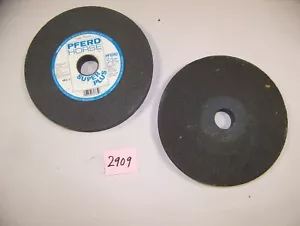 GRINDING WHEELS 8 X 1 X 1-1/4 46 GRIT LOT OF 2 EA (ITEM #2909) - Picture 1 of 2