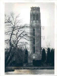 1985 Pressefoto Belle Isle Carillon 1980er Detroit - Bild 1 von 2