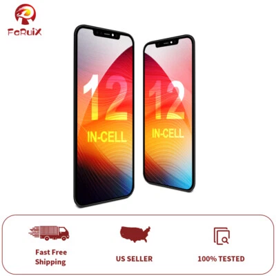 FARUIX For iPhone 12/12 Pro Replacement 3D Touch LCD Screen Display Digitizer Assembly