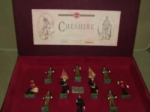 BRITAINS VINTAGE MILITARY TOY SOLDIERS 1:32 BOXED CHESHIRE REGIMENT LTD ED - Picture 1 of 19