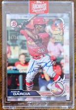 2023 TOPPS ARCHIVES SIGNATURE SERIES 2019 ADOLIS GARCIA RC ON CARD AUTO READ*YCC