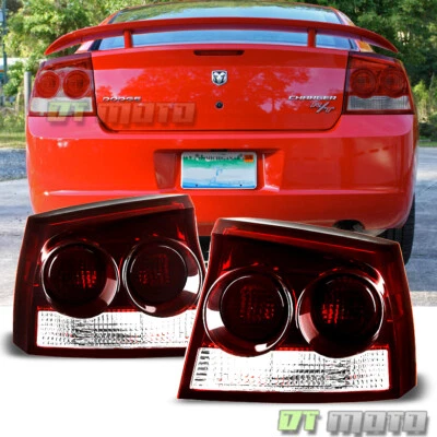Luces traseras Red Smoke 2009-2010 Dodge Charger SE/SXT/SRT8 luces de freno izquierda+derecha Foto 1 de 4