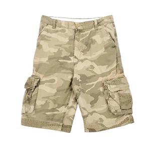 Faded Glory Cargo Shorts Youth 18 Camouflage Casual Hiking Fishing Outdoors - Picture 1 of 9