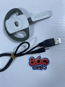 Microsoft Xbox 360 White Wireless Bluetooth Single Earpiece Headset - Picture 1 of 4