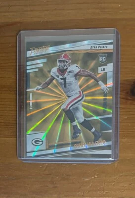 Quay Walker - Prestige Football 2022 - Green Bay Packers - Sunburst - RC - Image 1 of 2