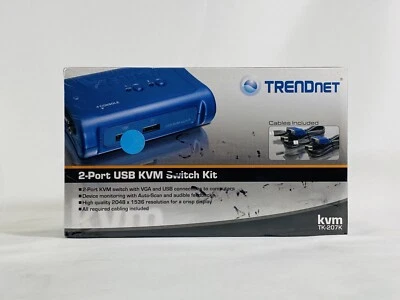 TRENDnet TK-207K 2-Ports USB KVM Switch(710931304237) - Image 1 of 4