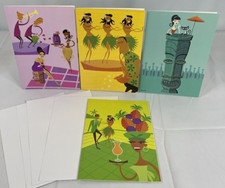 4 Shag MCM Cards Palm Springs Tiki 2002 Josh Agle Groovy 1 of each From London