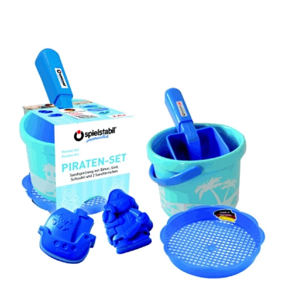 spielstabil Sandset Pirat 5 tlg. | Sand-Spielzeug für Jungen | Strandspielzeug - Bild 1 von 1