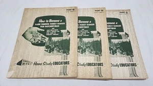 1956 How to Become A Game Warden Forest Ranger Hatcheryman 3 Vol Complete s (r)  - Bild 1 von 11