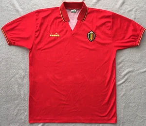 Belgio 1992 1993 1994 RARA maglia home Diadora vintage taglia XL - Foto 1 di 10