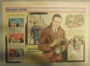 Private Lives: Morton Downey Sr. , Empress Nagako by Edwin Cox from 4/30/1939 - Picture 1 of 1