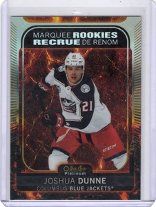 21-22 O-Pee-Chee Platinum Marquee Rookies Hot Magma Joshua Dunne RC/499 - Imagen 1 de 2