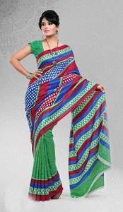 Sari de fiesta de diseñador Amritambu Bollywood - Imagen 1 de 1