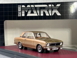 Matrix Resin 1:43 Ford Cortina Lotus Mk2 Colin Chapmans Car Gold Metallic Boxed - Picture 1 of 14