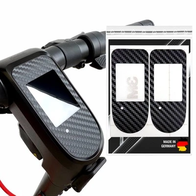 M2MEDIEN Carbon Optik Display Aufkleber geeignet für Segway Ninebot MAX G3 D E-Scooter G3