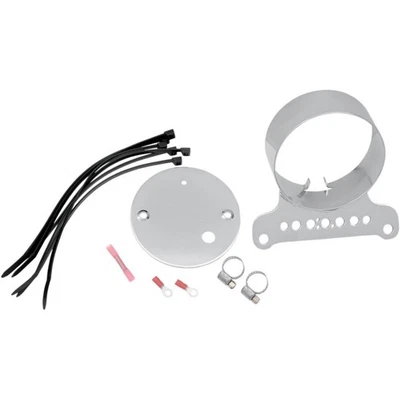 Drag Specialties Single Chrome Gauge Bracket 2210-0199 - Imagem 1 de 3