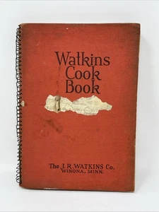 Watkins Cookbook 1936 Depression Era Recipes Winona MN Minnesota J.R. Spiral - Picture 1 of 8