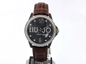 Watch Donna Liu Jo Quadrante Marrone Ghiera Brill Fibbia Ardiglione Elegante New - Picture 1 of 5