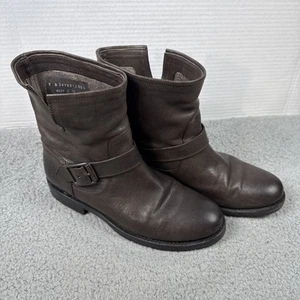 Botas Frye Cuero Marrón Verónica Boho Festival Botas de Motocicleta Para Mujer Talla 8 - Imagen 1 de 23