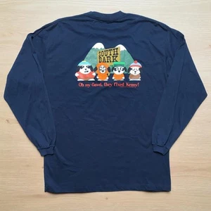 Vintage 1998 Big Dogs South Park Oh My Gawd They Fixed Kenny T-Shirt Größe 2X blau - Bild 1 von 7