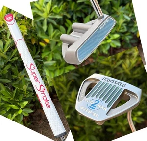 RIFE 2 Two Bar Hybrid Mallet Putter Counterbalanced 37.5” w 17” SuperStroke Grip - Picture 1 of 7