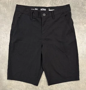 Urban Pipeline Shorts Mens 30 Black Ultimate Flex Hits At Knee Skater Stretch - Picture 1 of 6
