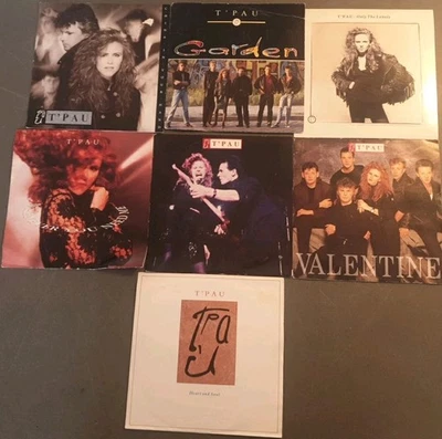 JOB LOT OF 9 X T'Pau 7"  Vinyl Singles - ALL LISTED AND GRADED - Image 1 of 3
