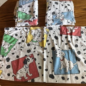 90er Vintage 101 Dalmatiner Disney Twin Laken Set oben/unten Kissenhülle - Bild 1 von 6
