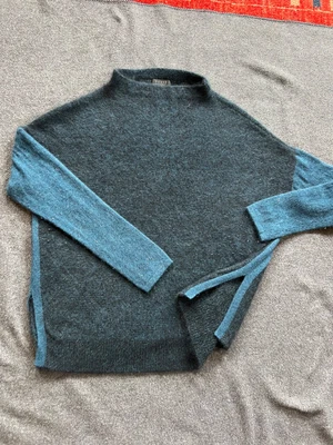 Suéter Forte109 Cashmere Mujer Cuello Simulado 2-c Ollie Azul, Talla L Foto 1 de 2