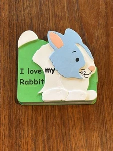 Vintage Rare I Love My Rabbit Mini Board Book Peter Haddock Publishing - Picture 1 of 8