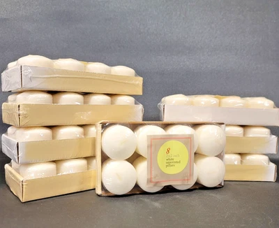 64 свечи Votive Candles White Mainstays без запаха - (лот из 8 упаковок) - Изображение 1 из 4