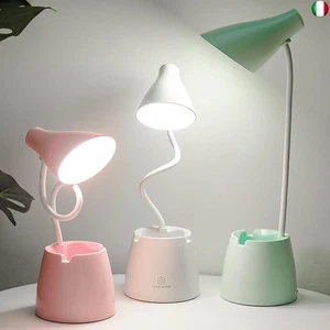 Lampada da Scrivania LED, Luce da Scrivania Rotazione a 360 ° USB Regolabile 3 - Foto 1 di 6