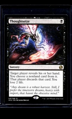 2017 MTG Magic The Gathering IMA Iconic Masters #110 Thoughtseize - Image 1 of 2