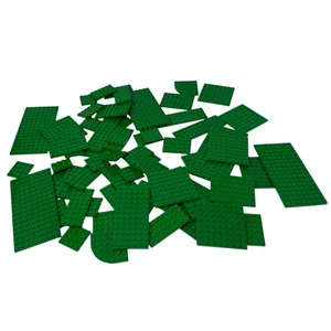 Lote de 63 placas base Lego verdes aleatorias 4x4 4X6 4x12 6X6 6x8 6x12 8X8 8X16 - Imagen 1 de 8