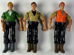 Konvolut 3 Vintage Maisto Adventure Wheels 3,75" Figuren Bauarbeiter - Bild 1 von 7