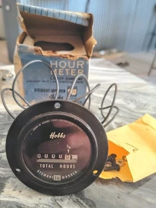 Stewart-Warner Hobbs Hour Meter Indicator M-5600 - Picture 1 of 4