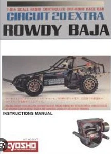 Graupner Kyosho Rowdy Baja "EXTRA" 1:8 Buggy Circuit 20 Serie mit DIFF Vintage - Bild 1 von 14